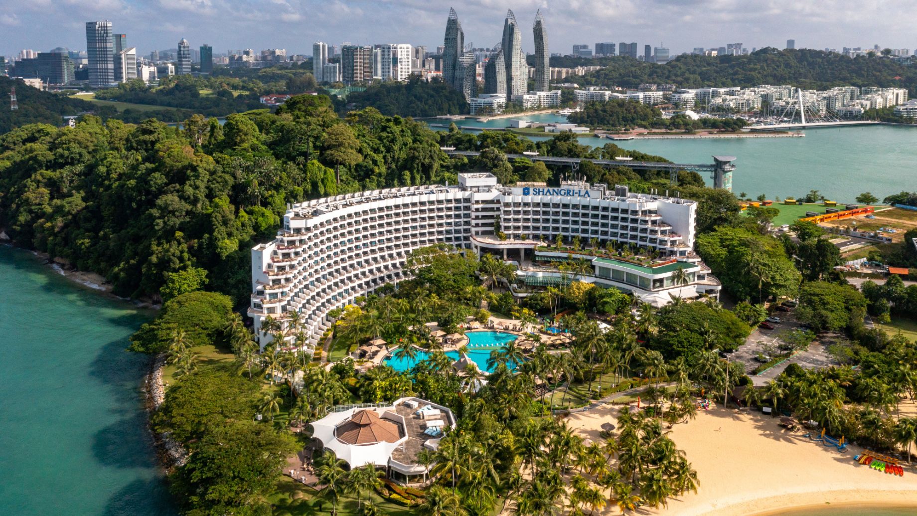 Shangri-La Rasa Sentosa beachfront resort